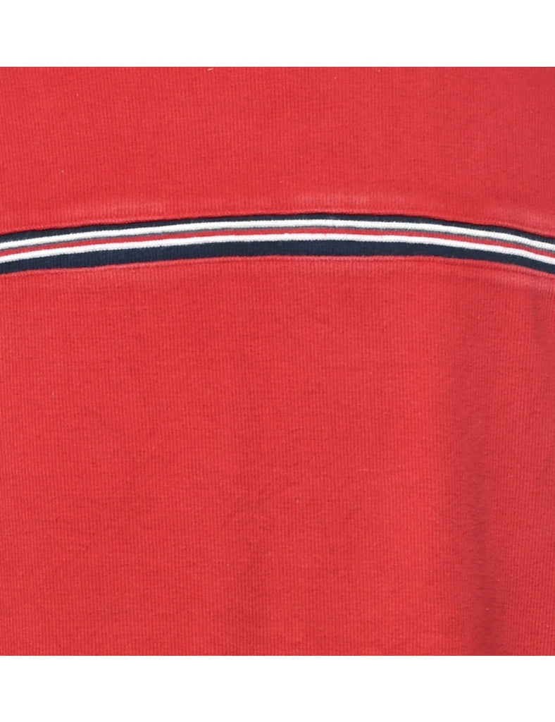 Red Plain T-shirt - M
