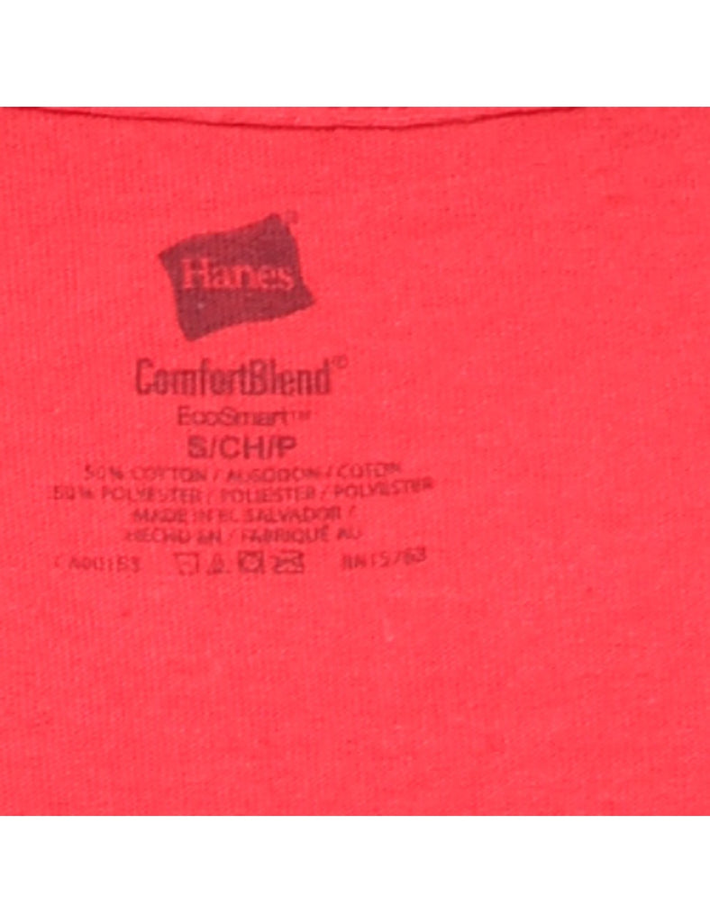 Red Printed T-shirt - S