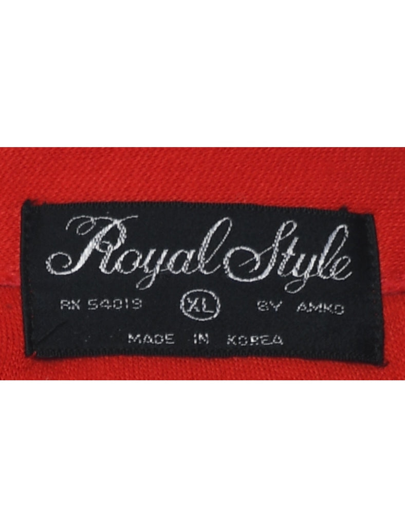 Red Track Top - XL