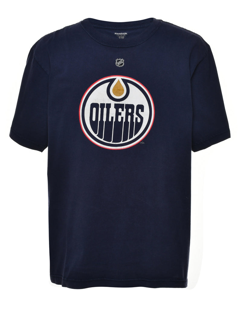 Reebok Oilers NHL Sports T-shirt - L