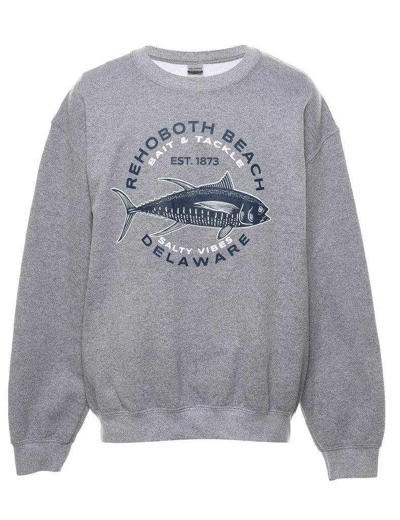 Rehoboth Beach Printed Sweatshirt - M