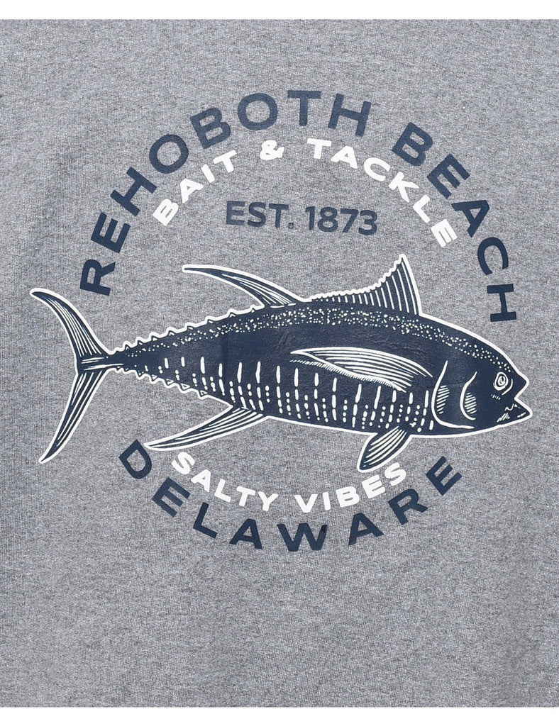 Rehoboth Beach Printed Sweatshirt - M