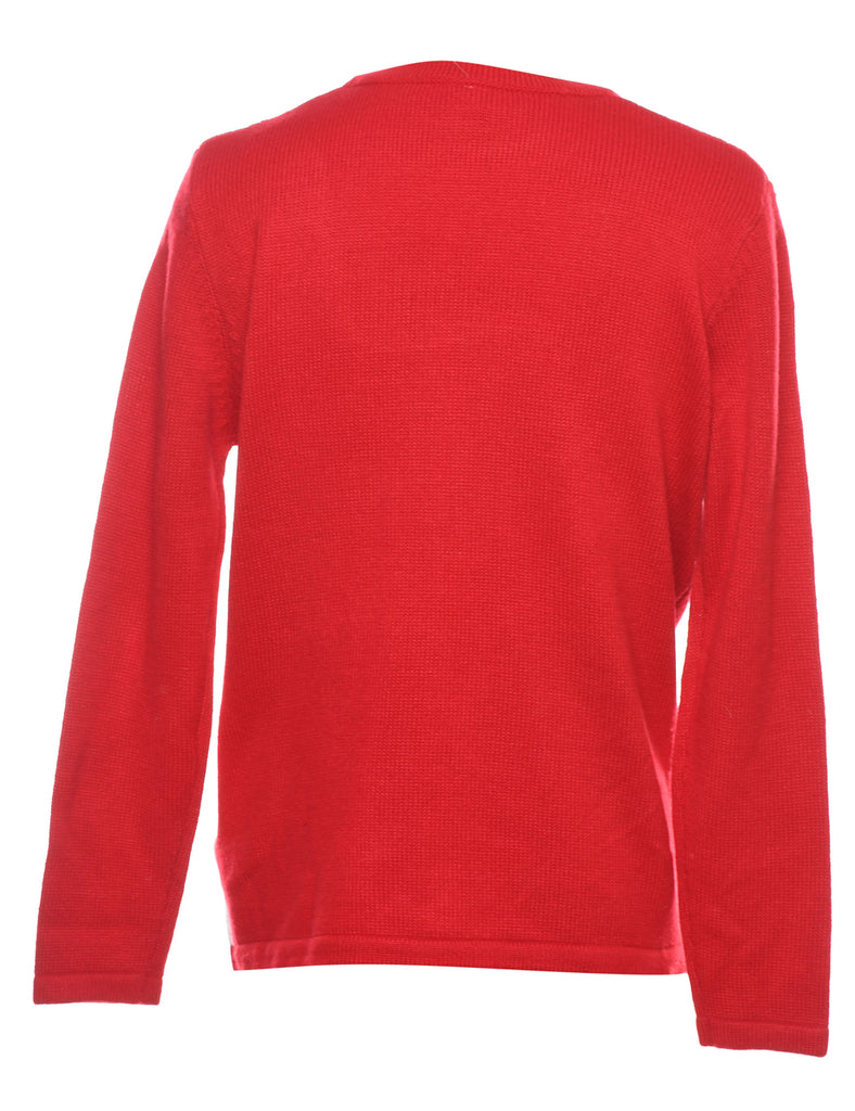 Reindeer Christmas Jumper - L