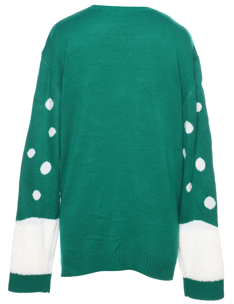 Reindeer Christmas Jumper - L