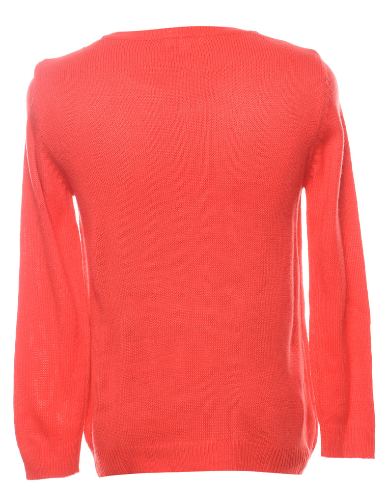 Reindeer Christmas Jumper - M