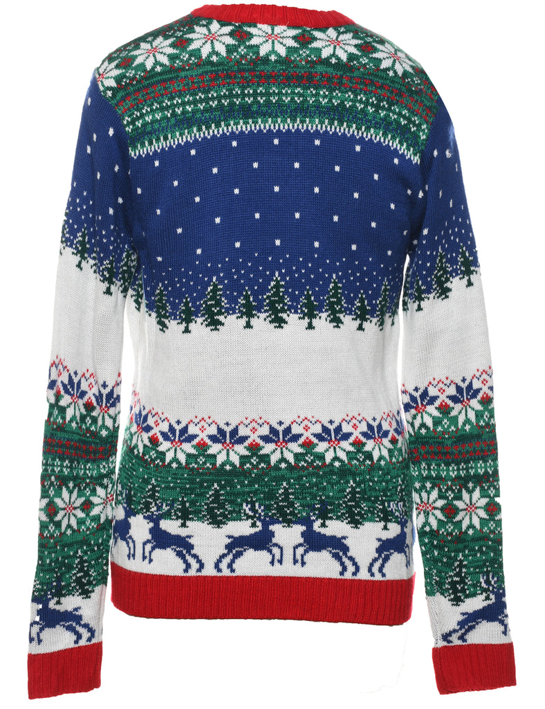 Reindeer Christmas Jumper - S