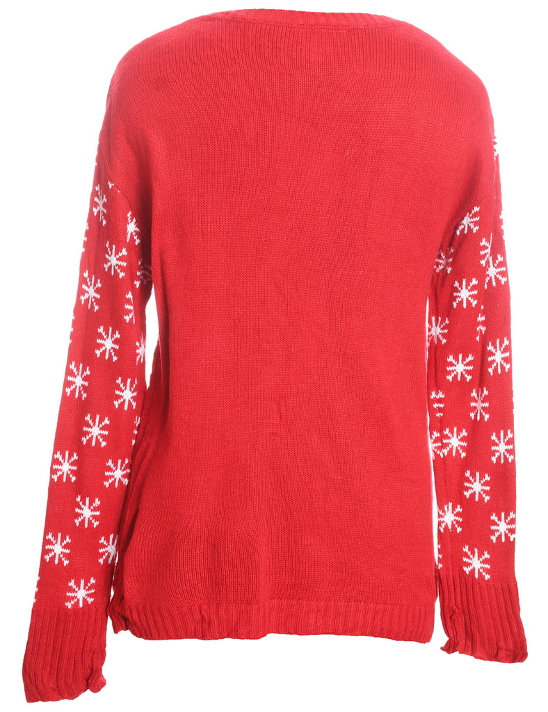 Reindeer Christmas Jumper - L