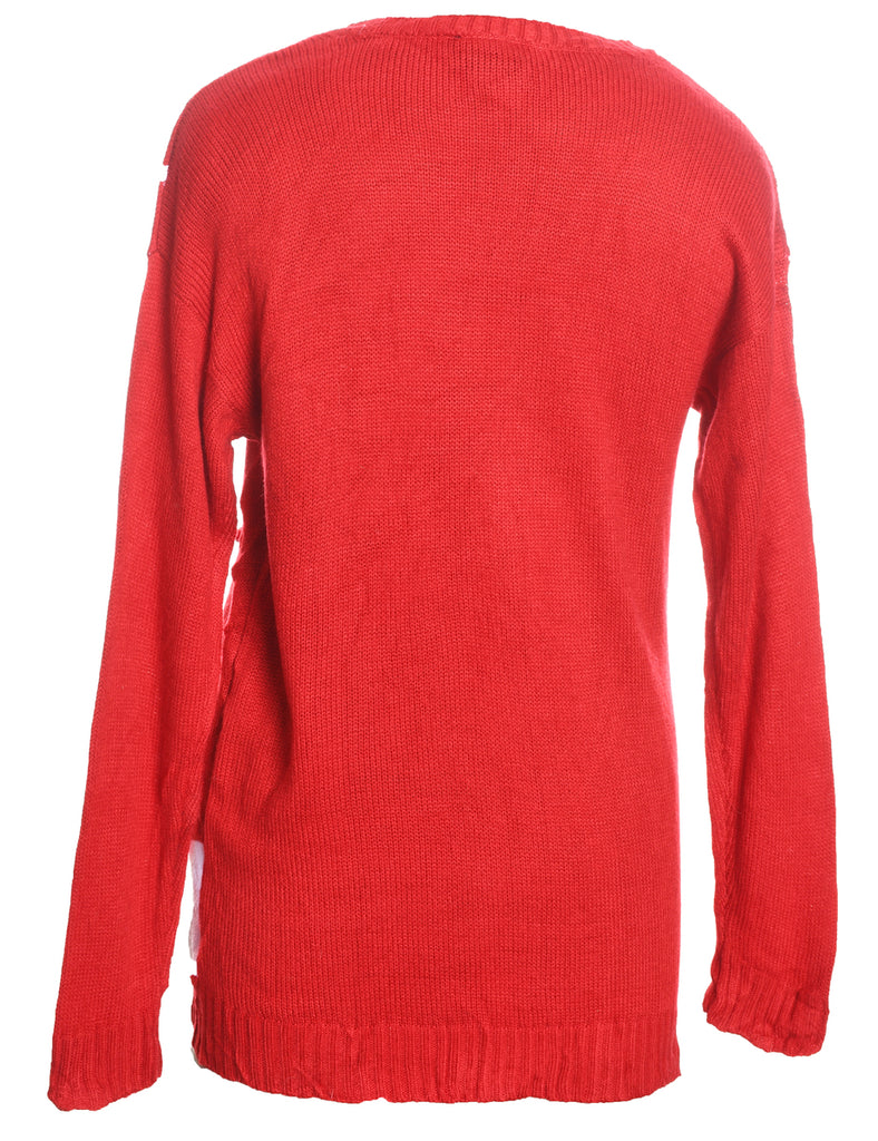 Reindeer Christmas Jumper - L