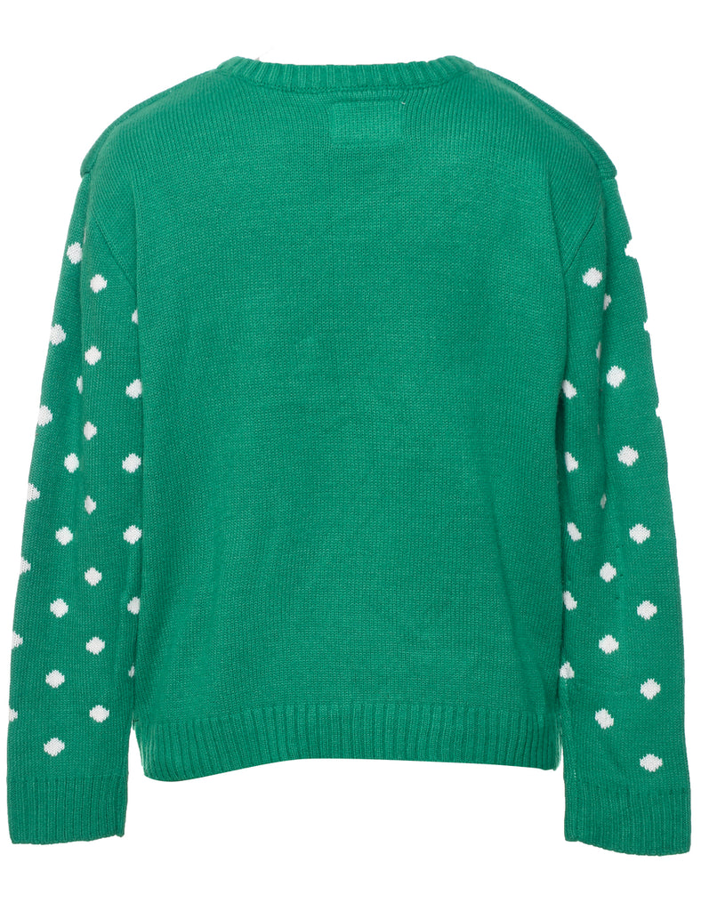 Reindeer Christmas Jumper - M