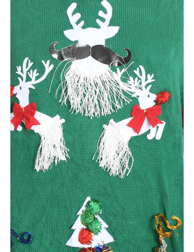 Reindeer Christmas Jumper - XL