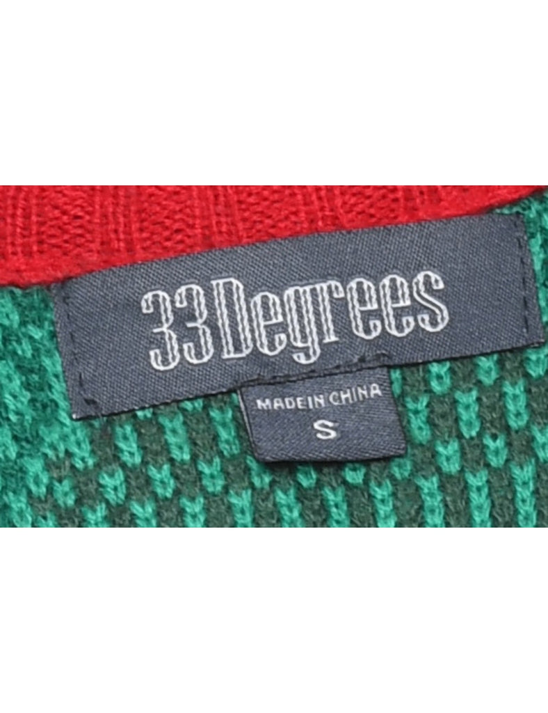 Reindeer Christmas Jumper - S