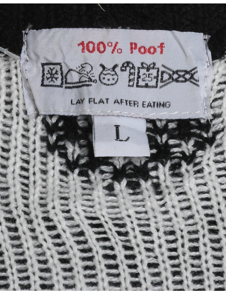 Reindeer Christmas Jumper - L