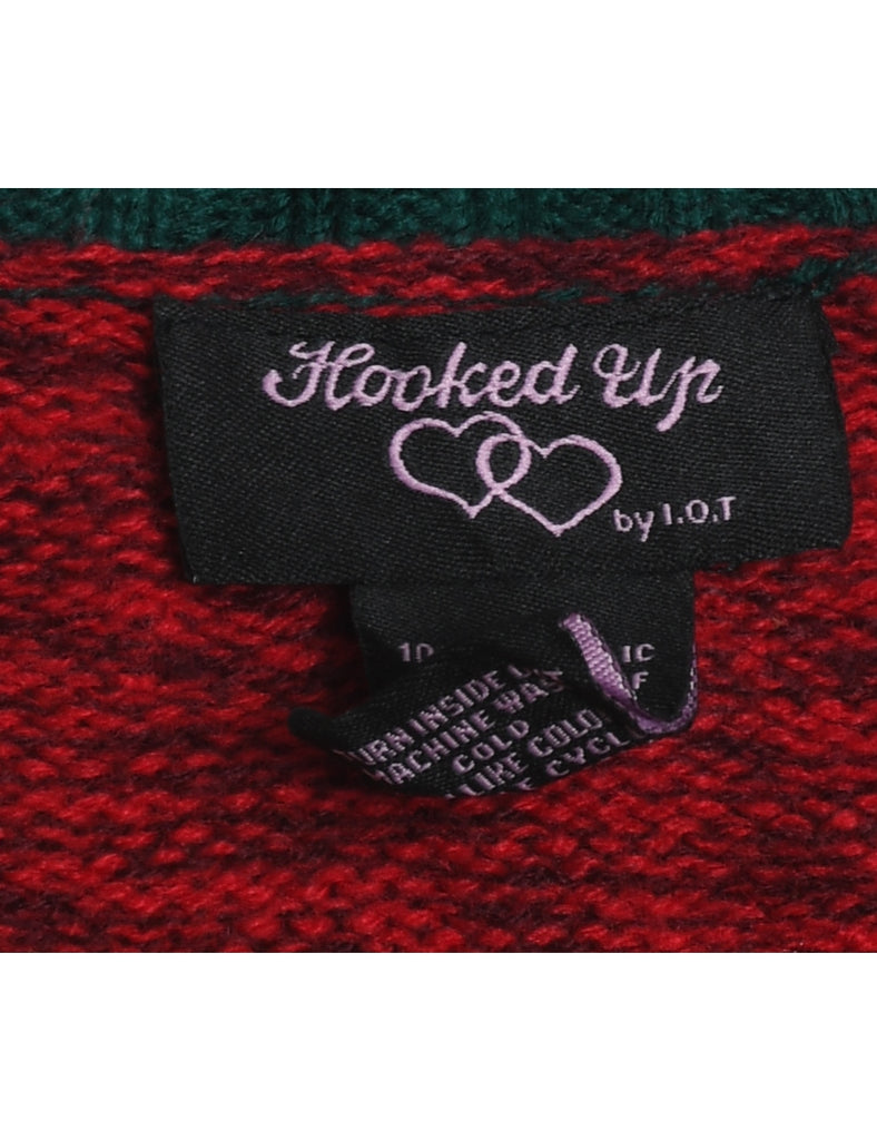 Reindeer Christmas Jumper - M