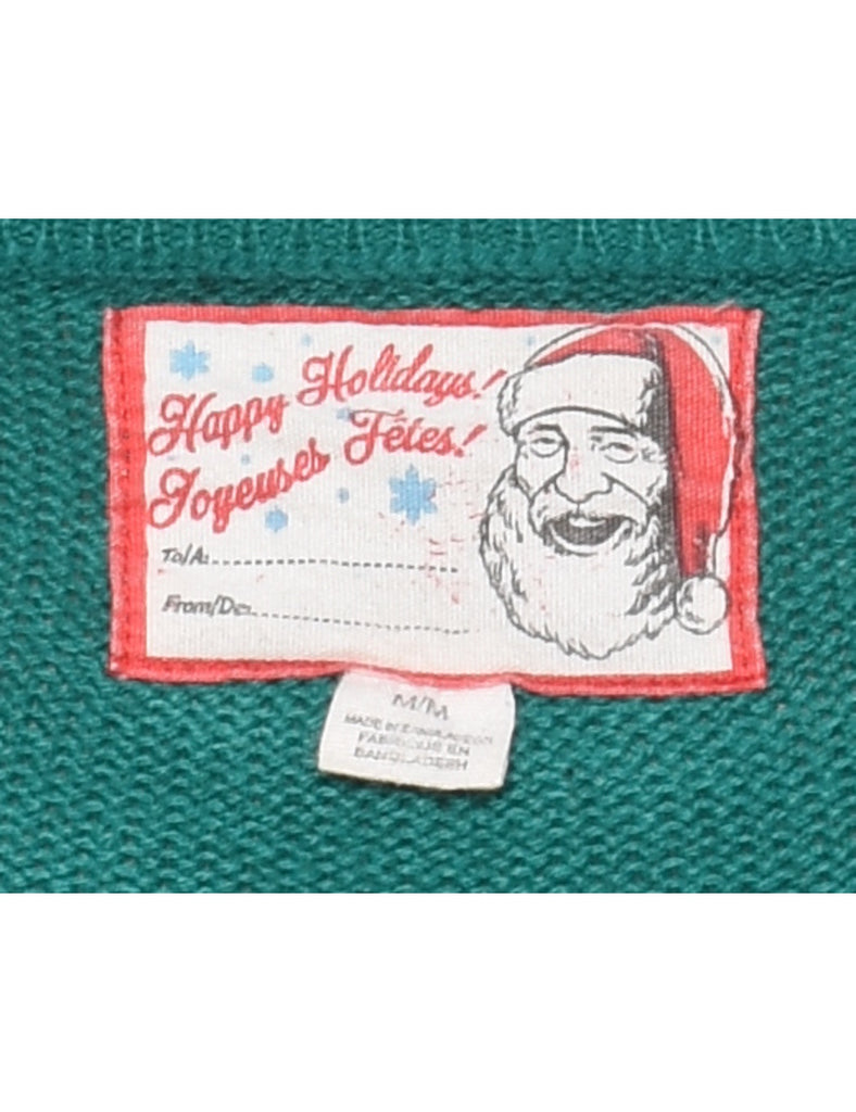 Reindeer Christmas Jumper - M