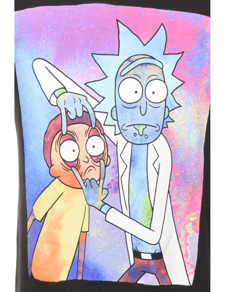 Rick And Morty Cartoon T-shirt - S