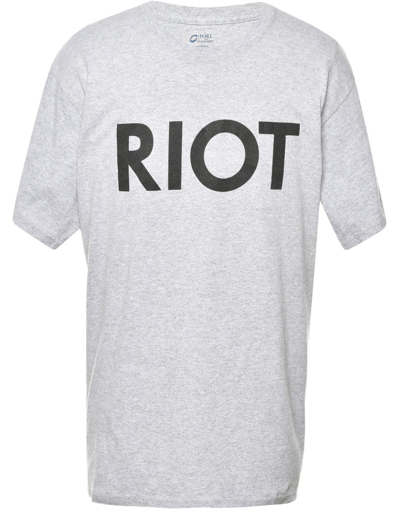 Riot Printed T-shirt - L