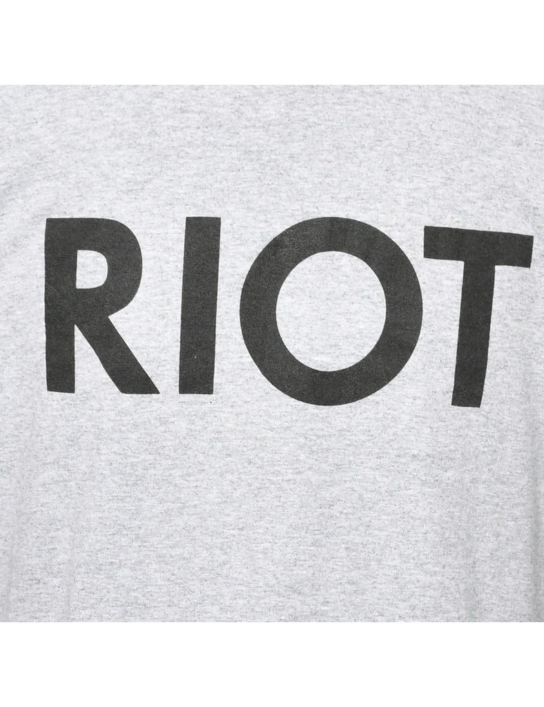 Riot Printed T-shirt - L