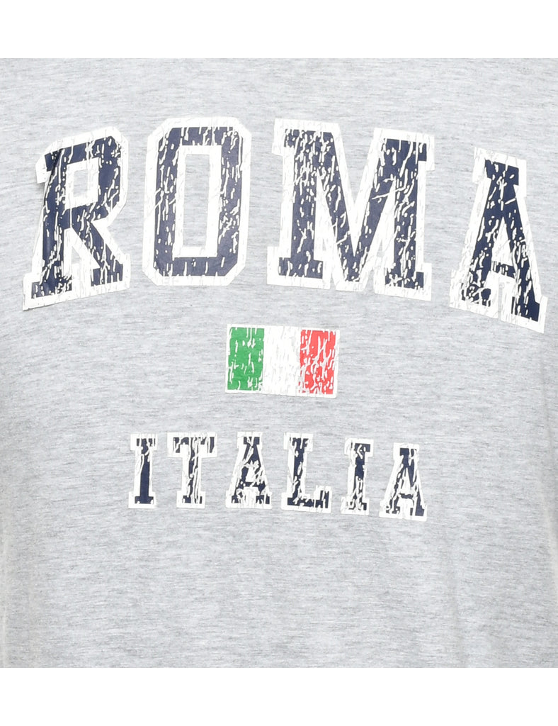 Roma Italia Printed T-shirt - M
