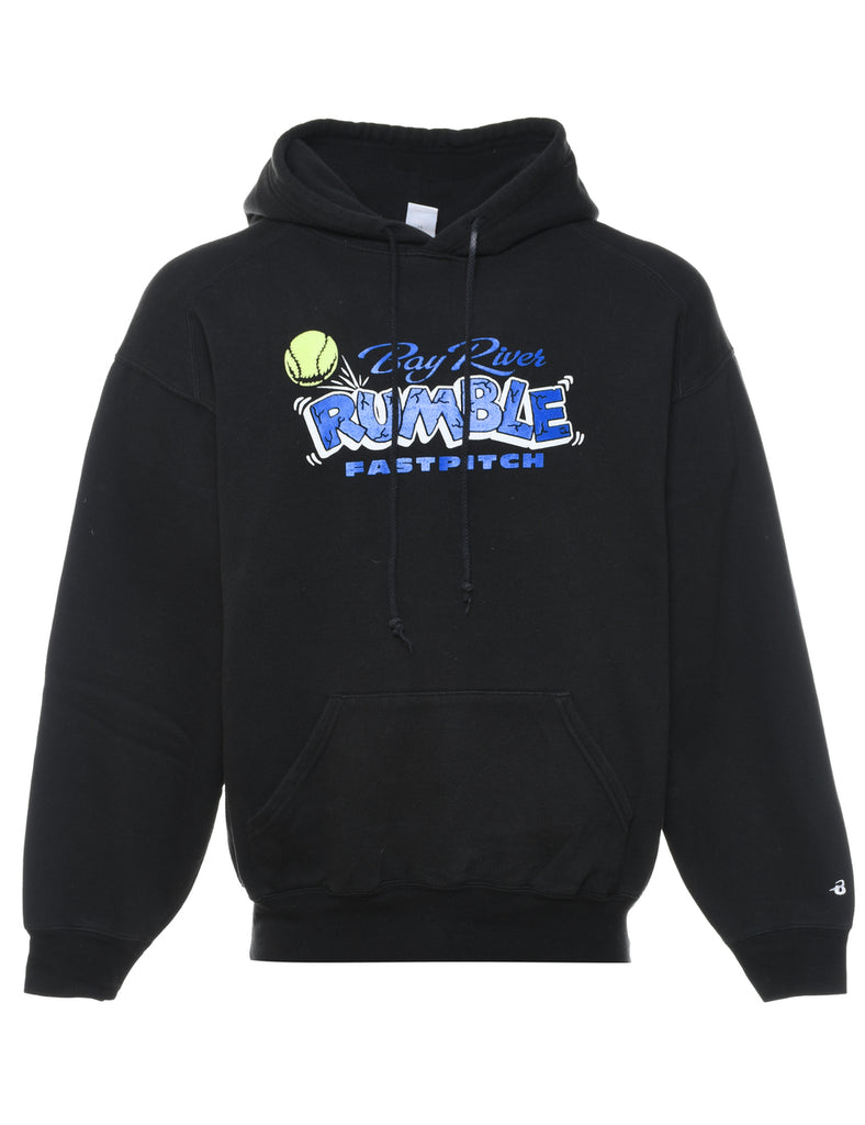 Rumble Fastpitch Printed Hooded Sweatshirt - L