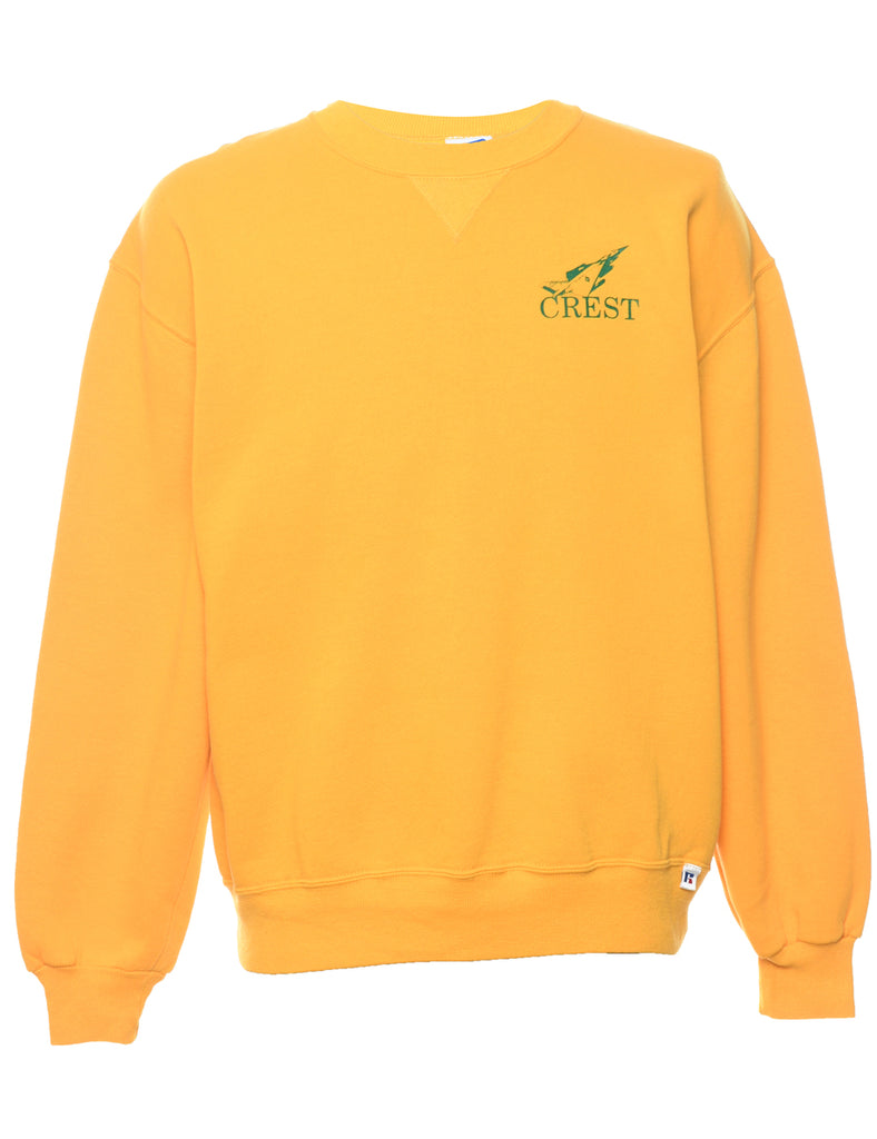 Russell Athletic Crest Printed Sweatshirt - L