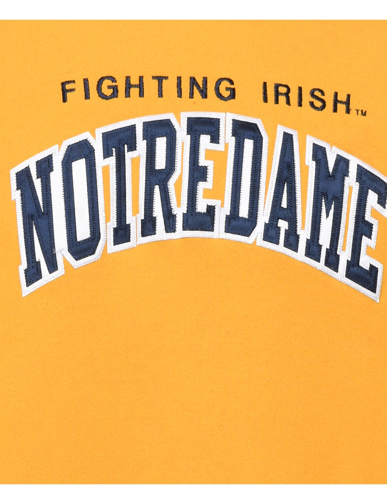 Russell Athletic Fighting Irish Notre Dame Embroidered Sweatshirt - XL