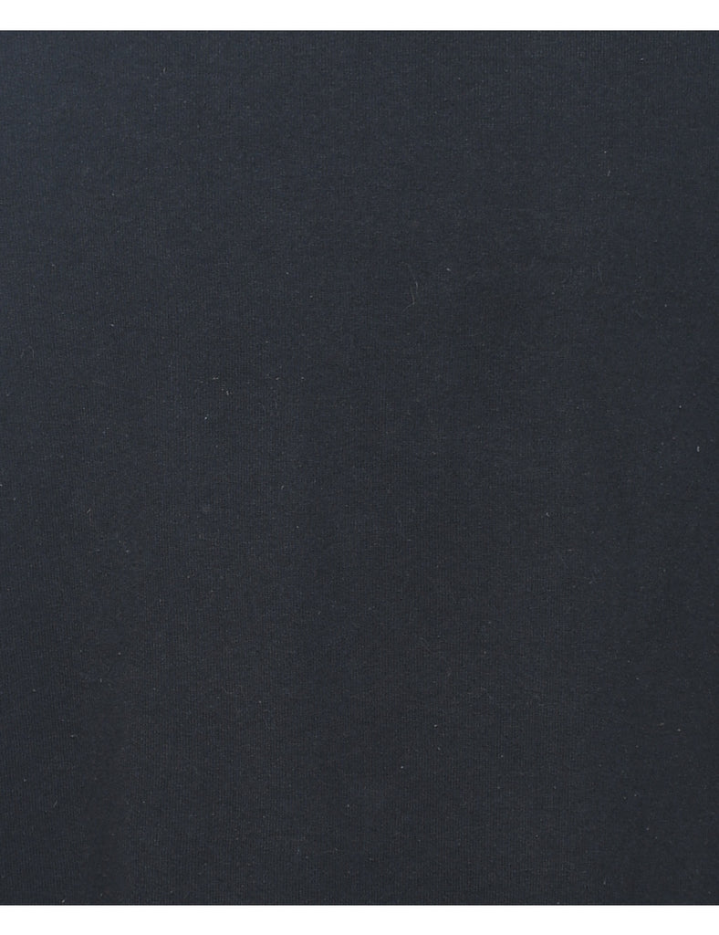 Russell Athletic Plain Black Sweatshirt - XL