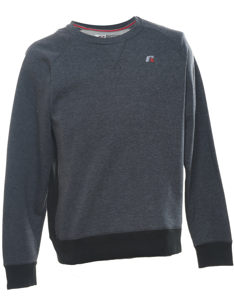 Russell Athletic Plain Grey Sweatshirt - S