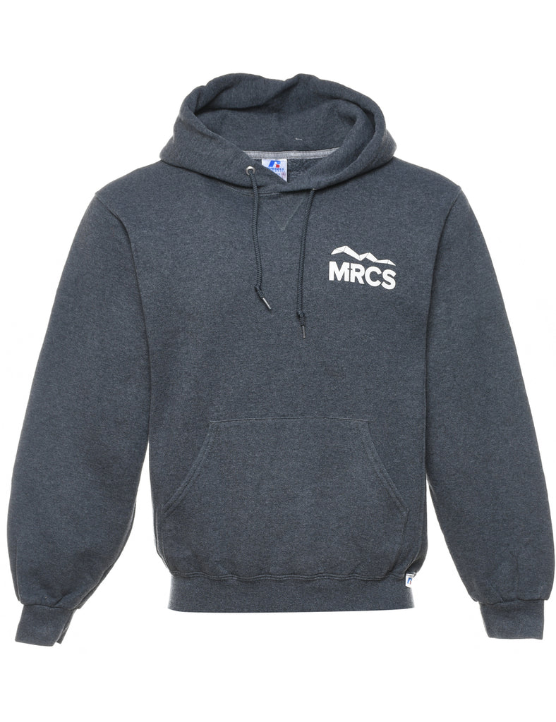 Russell Athletic Printed Grey MRCS Hoodie - S