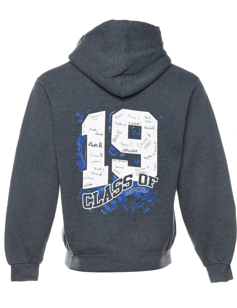 Russell Athletic Printed Grey MRCS Hoodie - S
