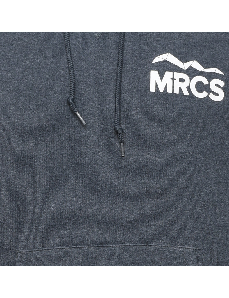 Russell Athletic Printed Grey MRCS Hoodie - S