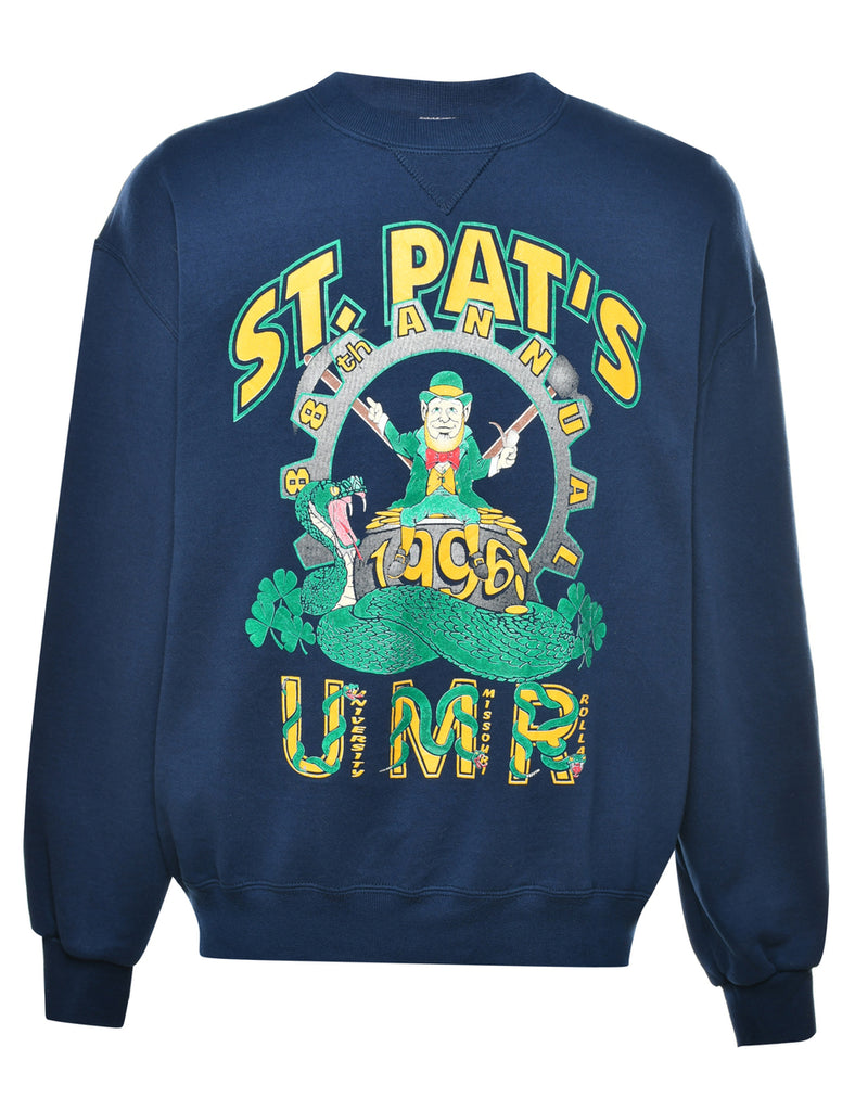 Russell Athletic St. Pat's Printed Sweatshirt - L