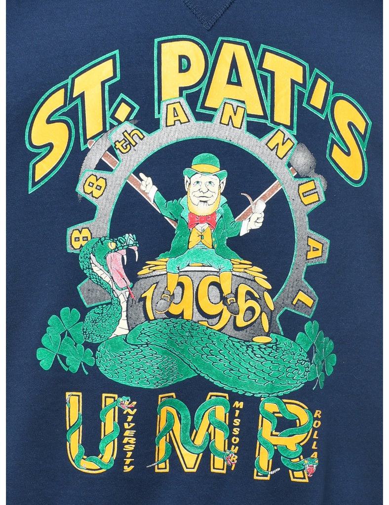 Russell Athletic St. Pat's Printed Sweatshirt - L
