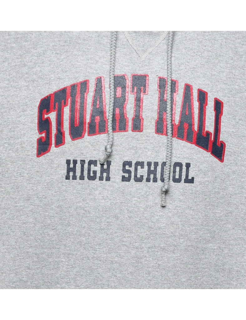 Russell Athletic Stuart Hall Printed Hoodie - L