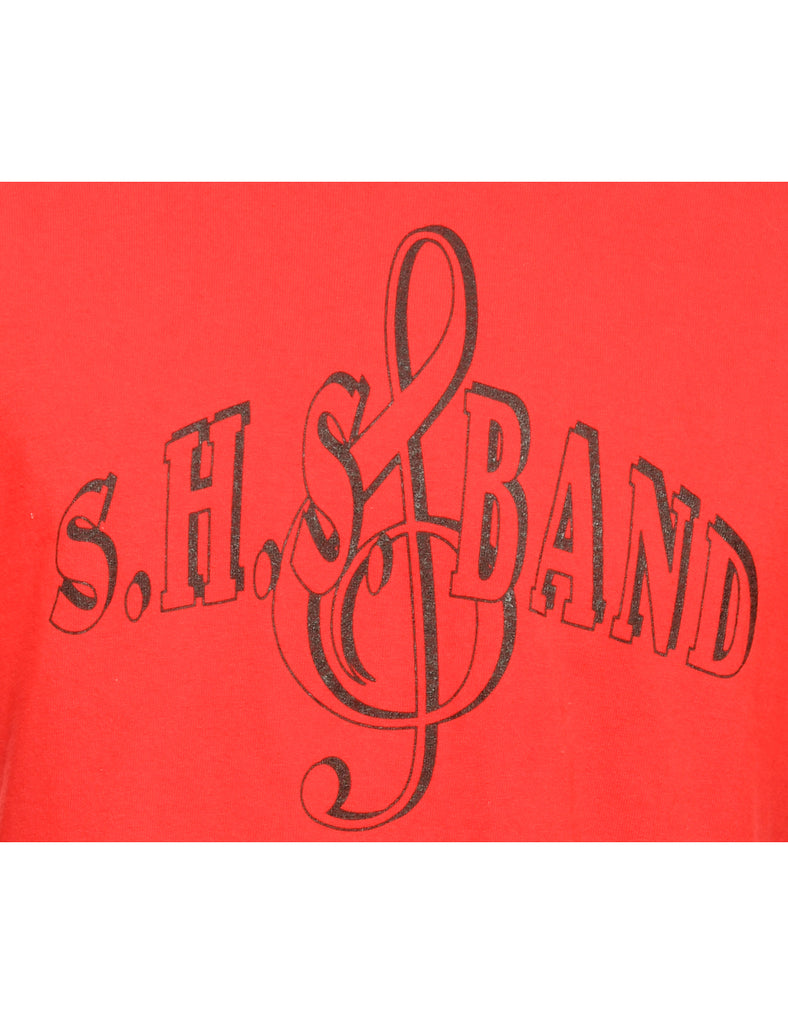 S.H.S Band Printed T-shirt - M