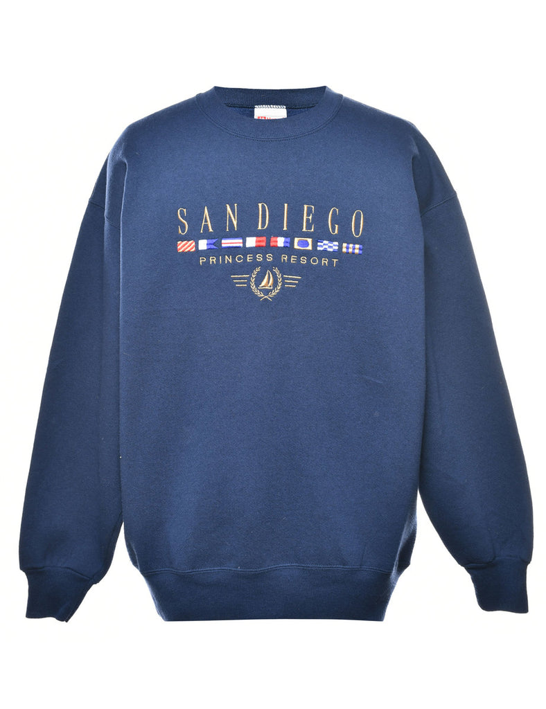 San Diego Embroidered Sweatshirt - M