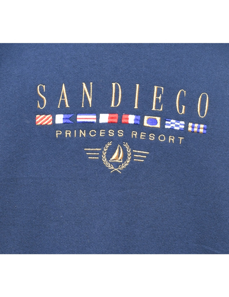 San Diego Embroidered Sweatshirt - M