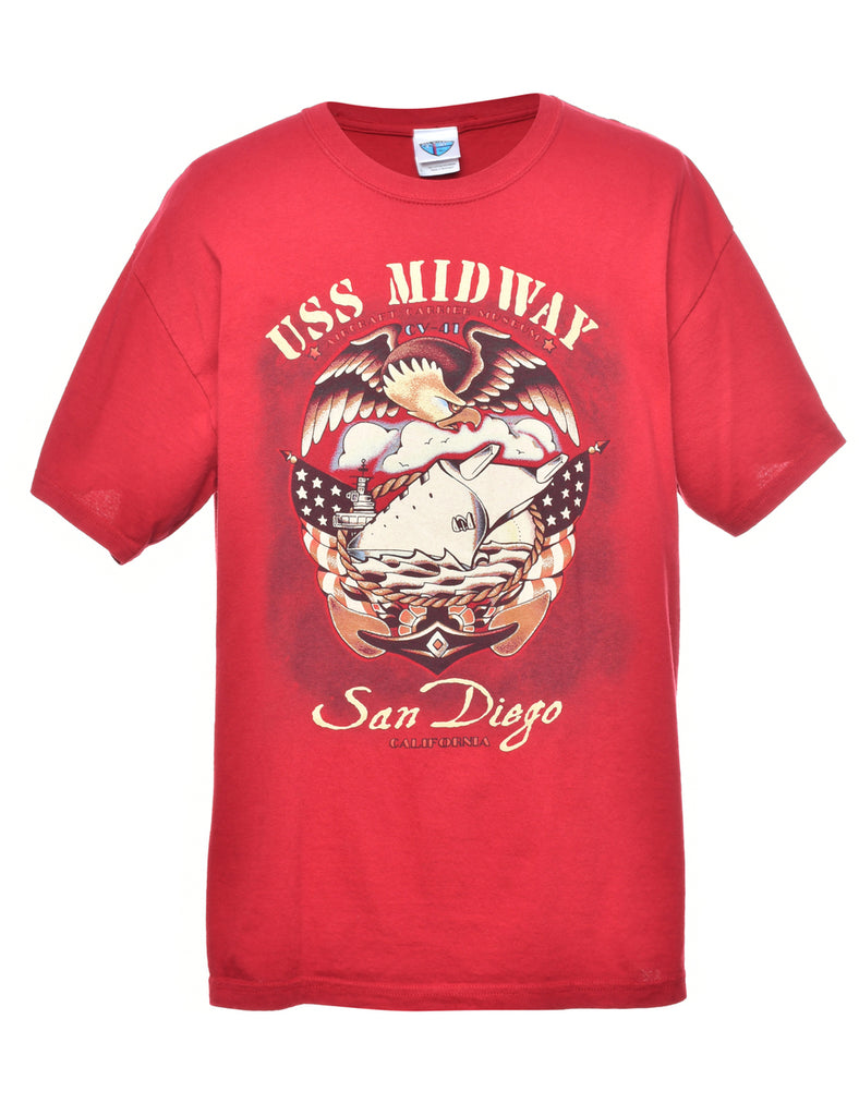 San Diego Printed T-shirt - L