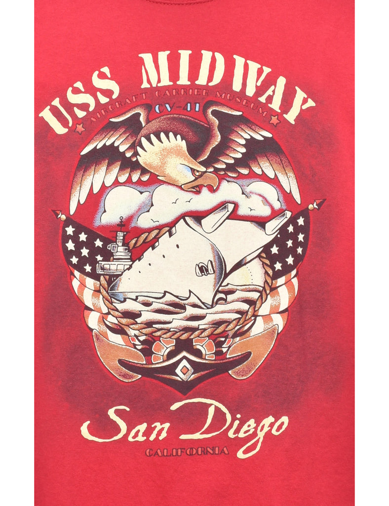 San Diego Printed T-shirt - L