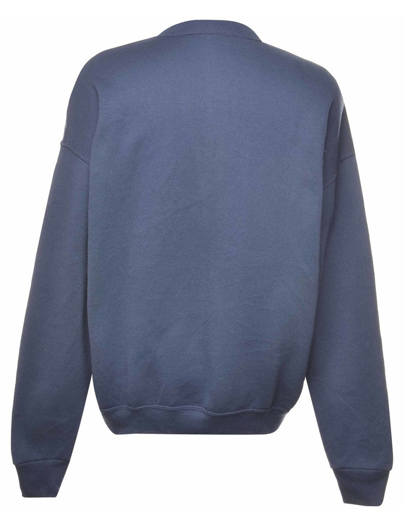 San Ramon Navy Printed Sweatshirt - XL