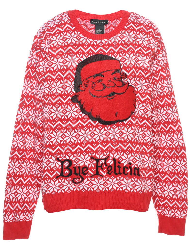 Santa Claus Christmas Jumper - XL