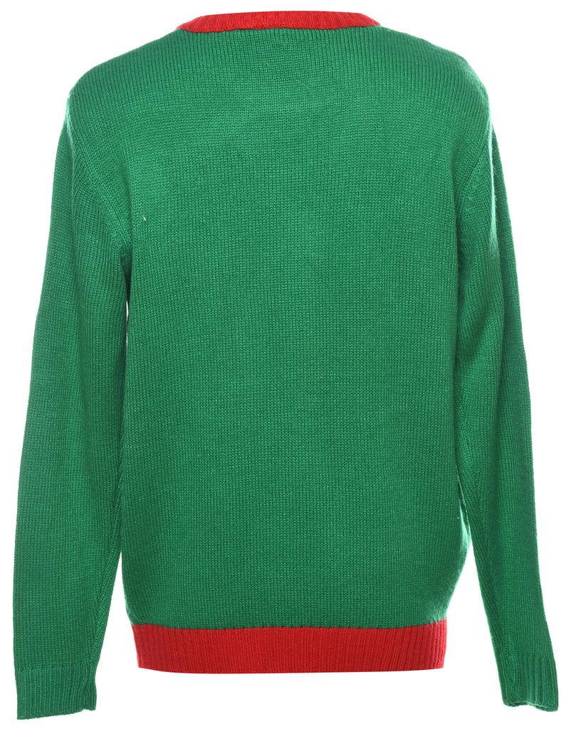 Santa Claus Christmas Jumper - M