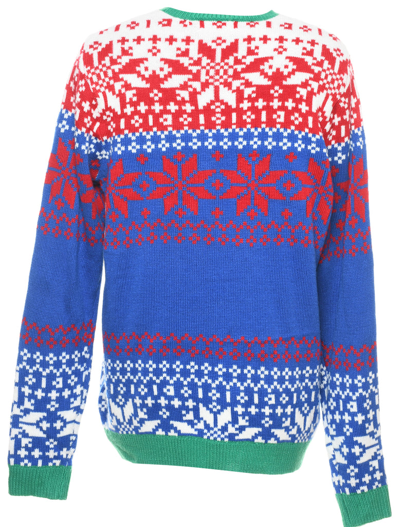 Santa Claus Christmas Jumper - L