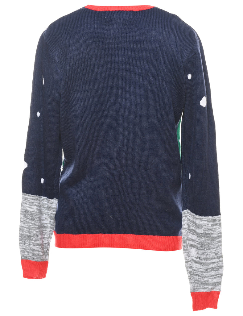 Santa Claus Christmas Jumper - M