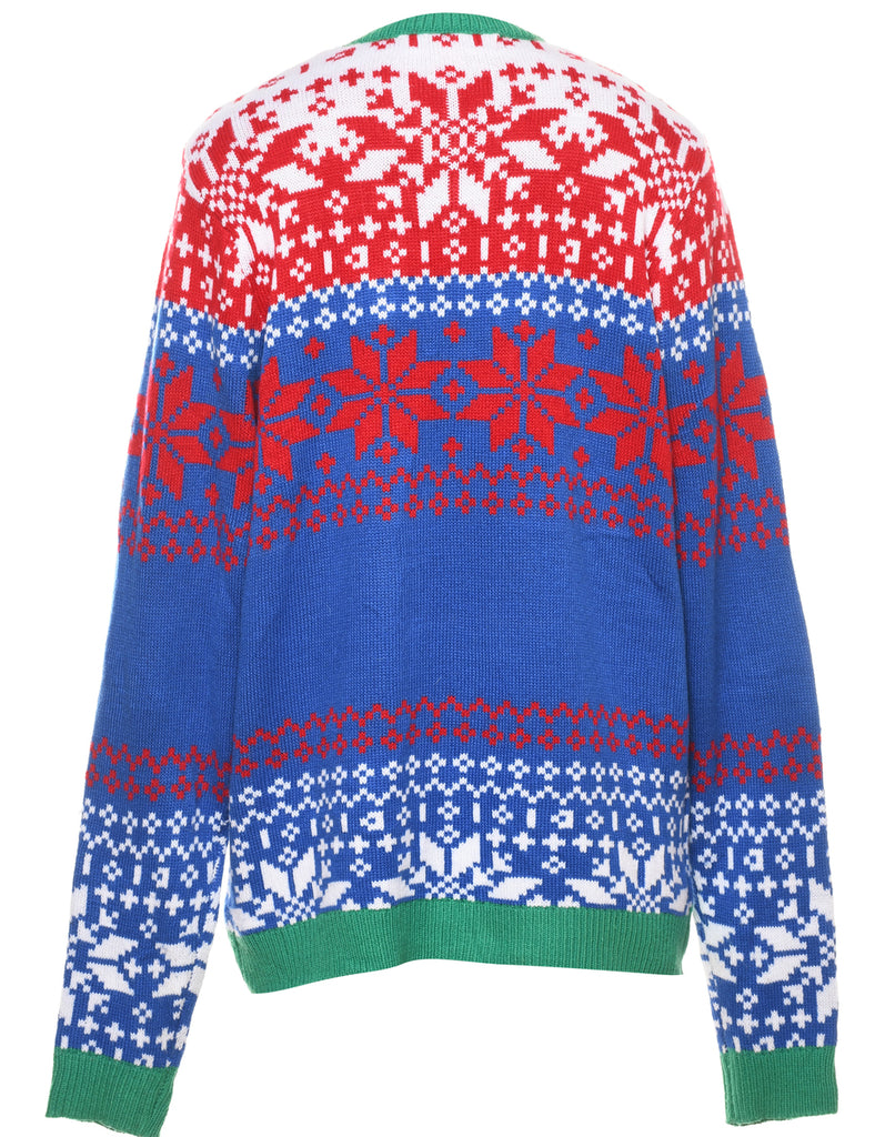 Santa Claus Christmas Jumper - L