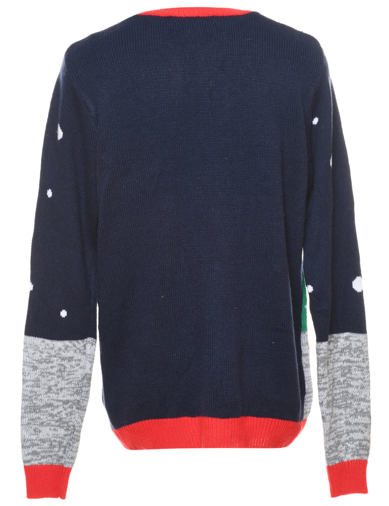 Santa Claus Christmas Jumper - M