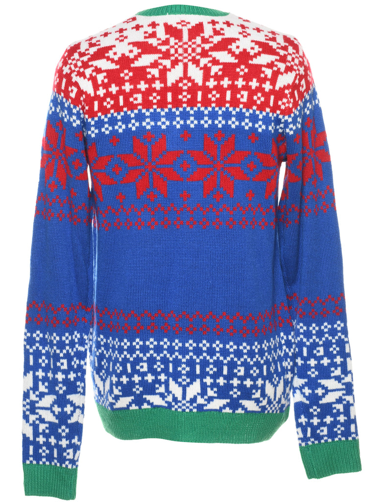 Santa Claus Christmas Jumper - M