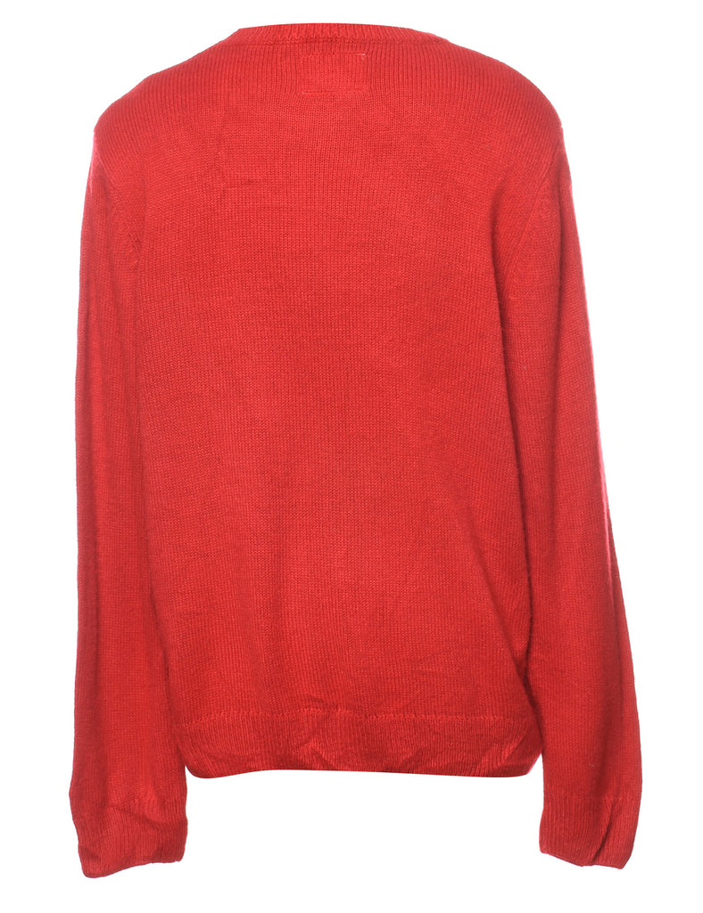 Santa Claus Christmas Jumper - L