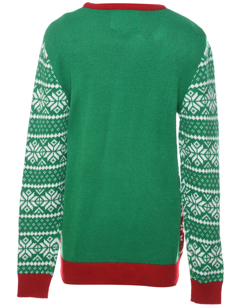 Santa Claus Christmas Jumper - S