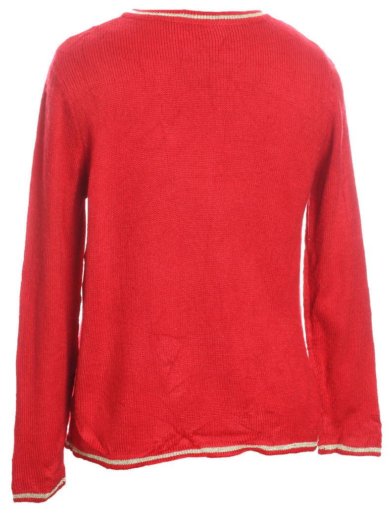 Santa Claus Christmas Jumper - M