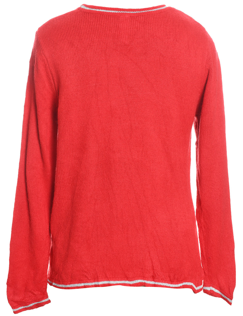 Santa Claus Christmas Jumper - M